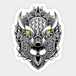 Ornate Buffalo Sticker